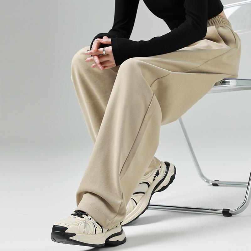 ! Autumn and winter banana pants women's high-waisted sweatpants loose casual wide-leg pants straight sweatpants