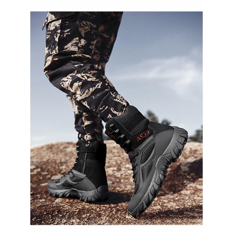Herrenstiefel, Verschleißfeste Rutschfeste Bequeme Outdoor-Schuhe zum Wandern, Bergsteigen, Jagen, Trekking, Herrenschuhe