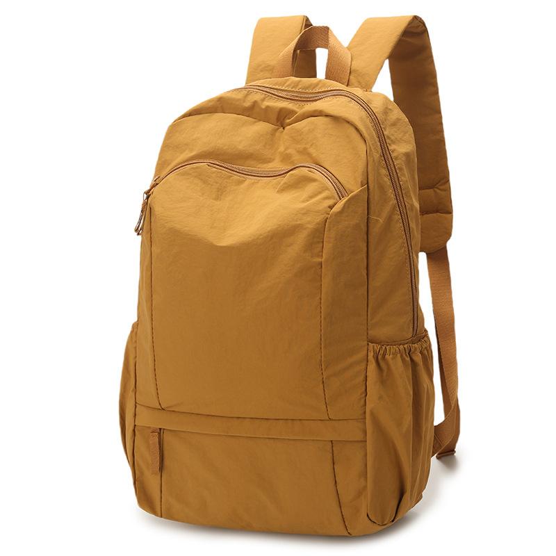 Schoolbag Fashion Trend Foldable Large Capacity Backpack Casual Simple Short Trip Storage Bag Daily Commuter Backpack