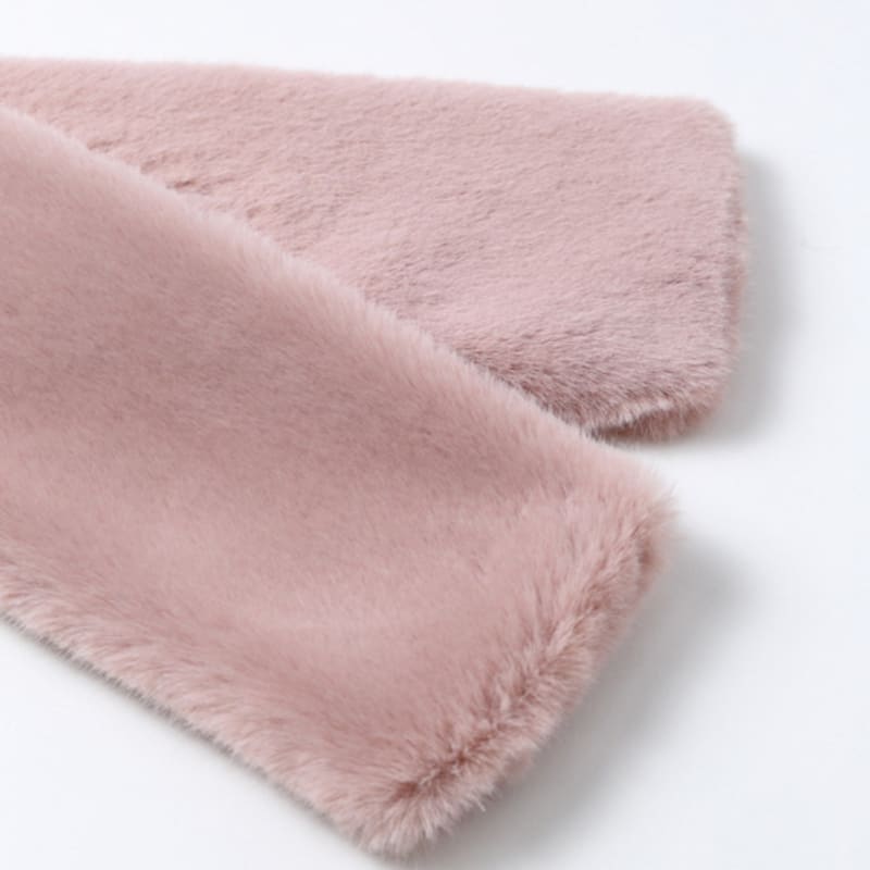 LALA Winter Fur Scarf - Pink