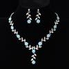 Flower Jewelry Bridal Earrings Necklace Suit Wedding Banquet Clothing Accessories