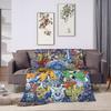 Digimon Plush Blankets Girls Boys Flannel Throw Blanket For Couch Bed Warm Soft Custom Quality Bedspread Birthday Present