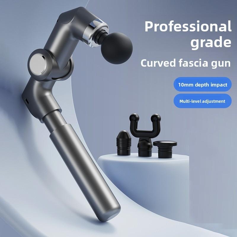 2026 New Wireless Electric Fascia Gun Foldable Telescopic Massage Hammer High Frequency Vibration Deep Tissue Relaxation Muscle Massager