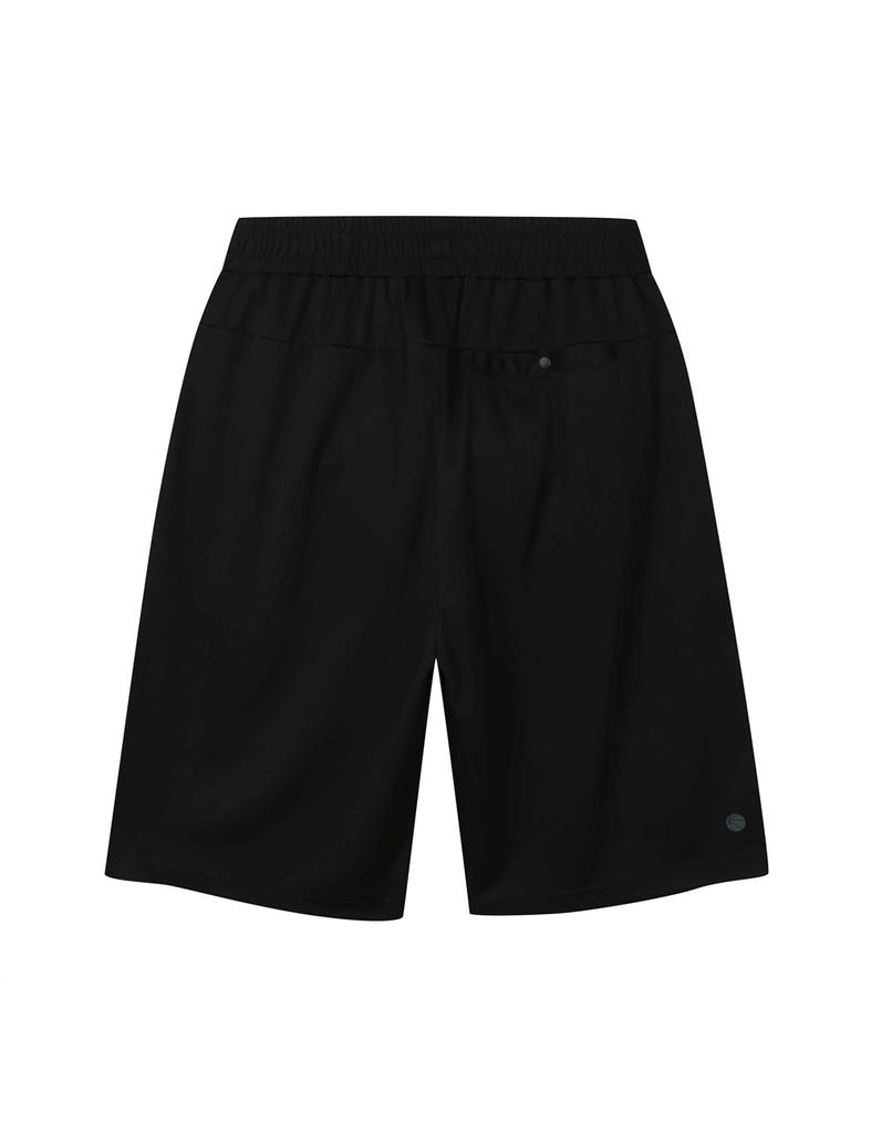 Enbiei Essential Small Logo Mesh Bermuda Shorts Black
