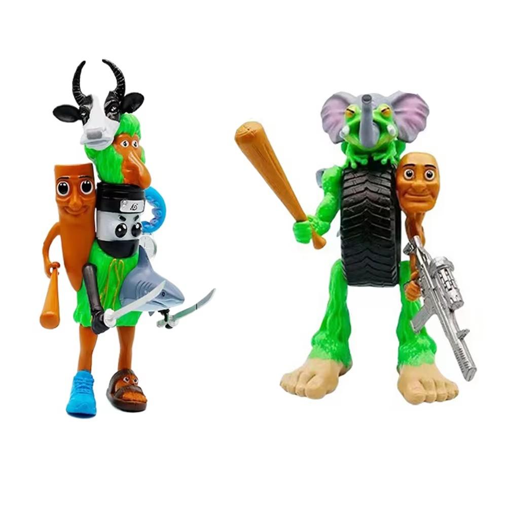 Set Jucării Figurine Italian Brainrot Tung Sahur Figurine Tralalero Tralala Bombardino Crocodilo Rechin Bananini Model Decor Cadou