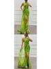2026 European Chiffon Printed Split Long Casual Party Dress for Women