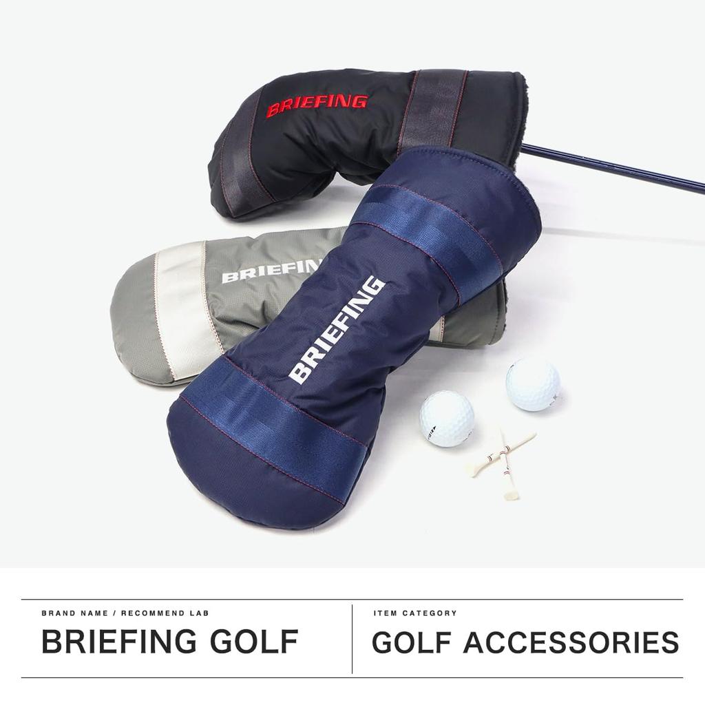 Driver Cover CS DRIVER COVER CS BRG251G03 BLACK Black Golf Headcover [BRIEFING]