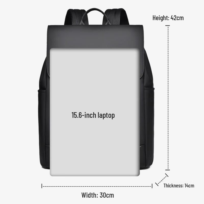 Huanaheim Men's Large Capacity Laptop Backpack