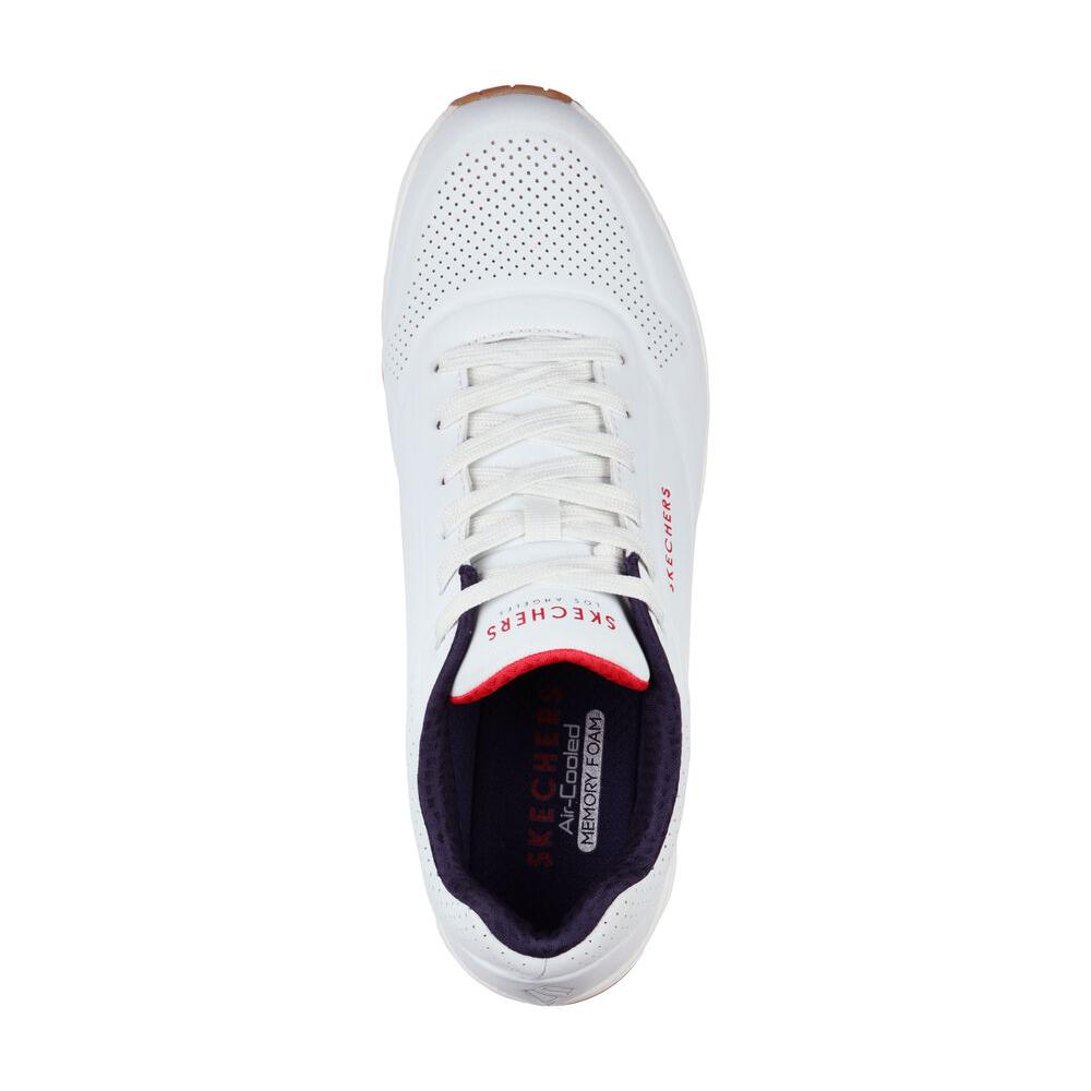 Sneakers Skechers White / Navy / Red Uno Stand On Air