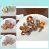 Exquisite Dorrie Acetate Large Flower Hair Claw Clip Featuring Trendy Floral Elements