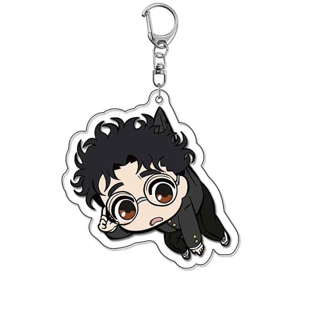 Cartoon Anime Movie Transparent Acrylic Keychain Pendant, Exquisite Gift Hanging Accessories For Backpacks