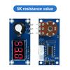 LED Digital Display Single-Channel Potentiometer Module 5K/10K/20K Trimmer with 3-Digit 7-Segment Display