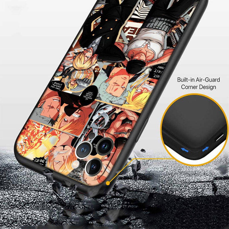 MH114 One Piece Cortoon Phone Shell Case for iPhone 7 8 11 12 13 14 15 16 17 16E XS Pro Max XR X SE Air