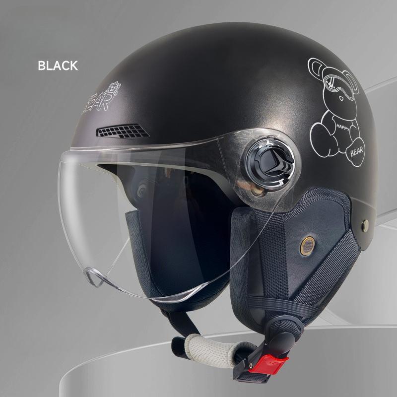 Electric Vehicle Four-season Helmet Motorcycle Helmet Summer Sun Protection Women's Helmet Men's Electric Vehicle Half Helmet