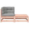 Vidaxl Garden Corner Sofa With Cushions And Footrest