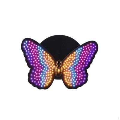 Schmetterlingsleuchte Outdoor Solarbetriebene Schmetterlingslampe Light Multicolor Butterfly Wall