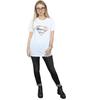 DC Comics Womens/Ladies Superman Floral Logo 2 Cotton Boyfriend T-Shirt