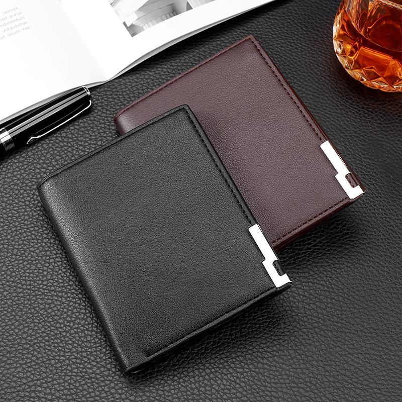 Men's Stylish Business Wallet - Large Capacity, Multi-Card Slots, Ticket Clip, Card Holder for Young Professionals