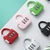 3 Digit Code Combination Padlock Small Travel Luggage for Case Lock Keyless Shackle Lock for Backpack Gym School Locker
