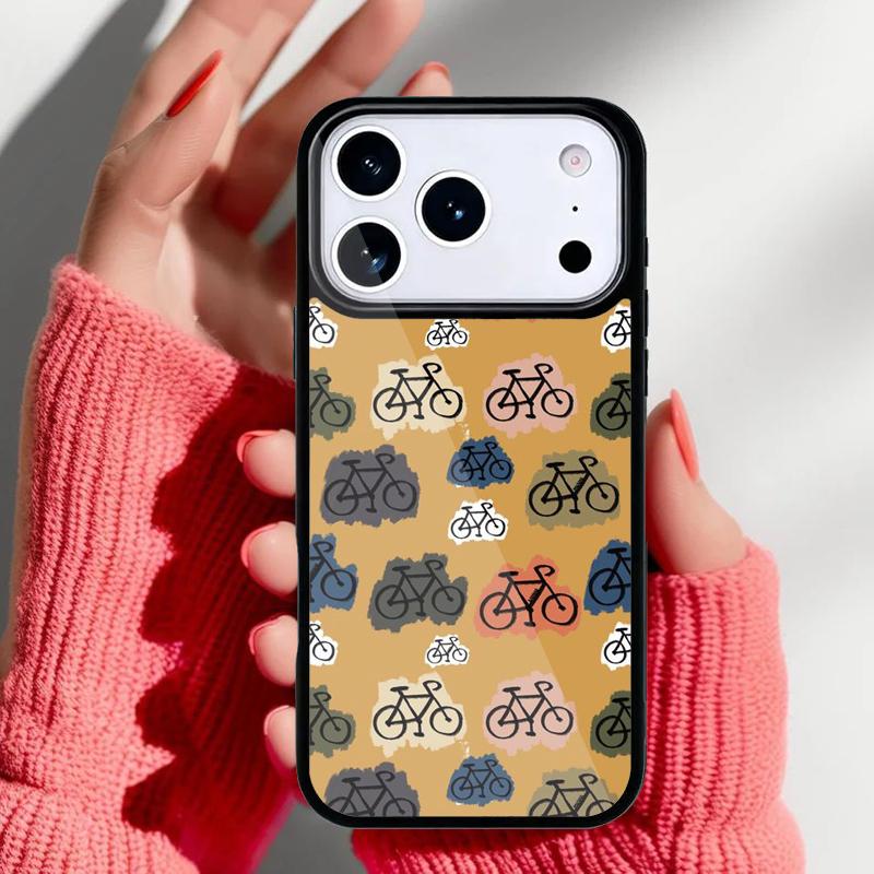 Cycling Bike Phone Case for iPhone 17 16 15 14 13 Pro Max Back Cover for 12 11 Pro Coque