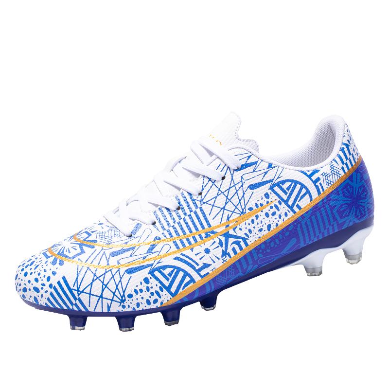 

Comfortable breathable New Men Football Boots Match Ultralight Long Spikes Soccer Shoes Cleats Training Drop Shipping Breathable 45