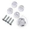 4pcs Mirror Wall Hanging Fixing Kit Glass Bracket Mirror