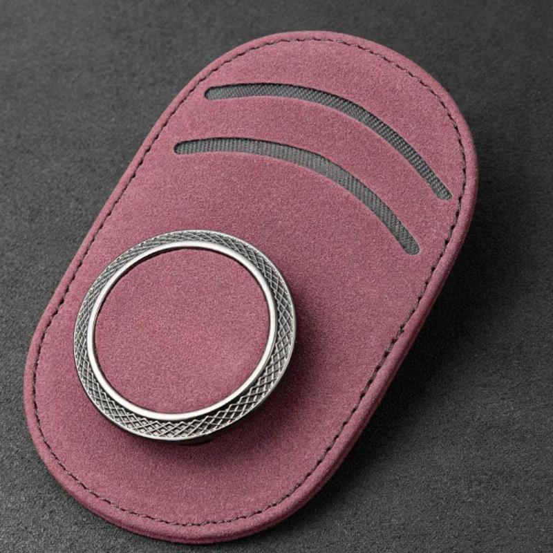 Pelle Visiera Parasole Auto Porta Occhiali Supporto Clip per Occhiali da Sole Montaggio Clip Multifunzione Portatile Accessori Interni Auto