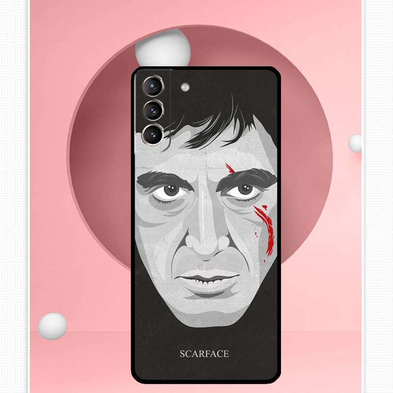 Scarface Al Pacino Tony Montana Case For Samsung Galaxy S25 Ultra S20 S21 S22 S23 S24 Plus S9 S10 S24 FE S25 FE Cover Funda