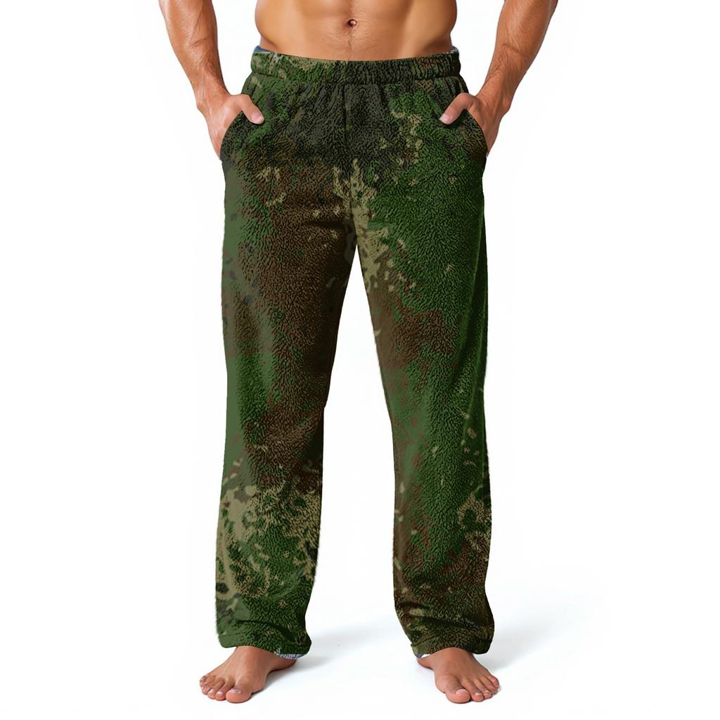 Pantalones de Casa Estampados por Todas Partes para Hombre Pantalones de Pijama para Dormir Pantalones Largos Pantalones de Pijama