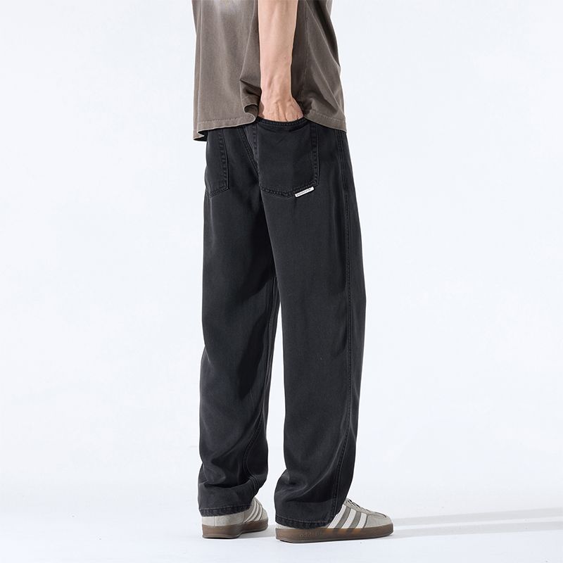 

Весенне-летние новые мужские американские ретро джинсы широкого кроя тонкие брюки 40