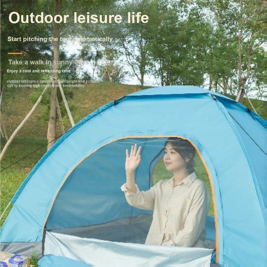 Jedno- nebo dvoumístný stan Venkovní vodotěsný Ochrana proti slunci Skládací Automatický Stan na kempování Park Piknik Repelent proti komárům Rychlé postavení