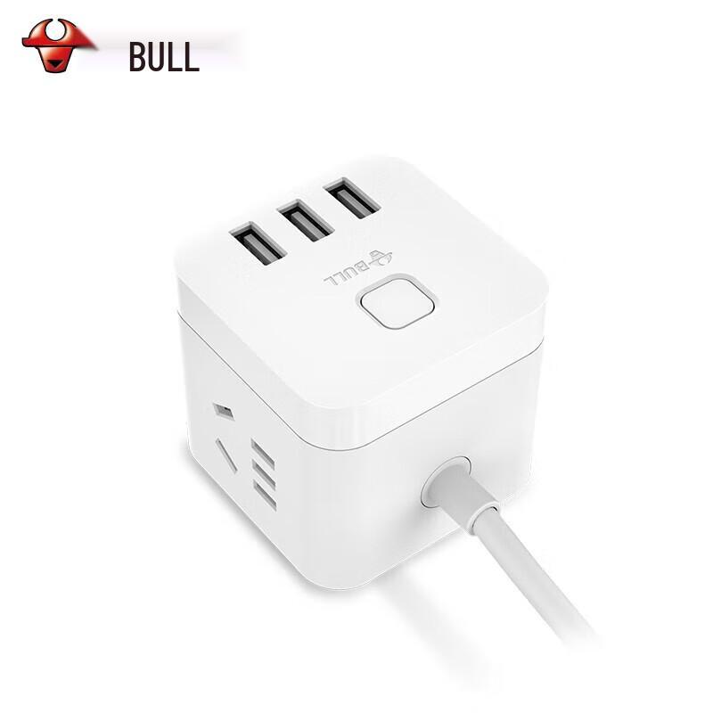 BULL Integrated Cube Power Strip CN Plug (adapter Included)