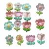 5Pcs Resin Tulip Flowers DIY Tulip Sunflower Shoe Craft Accessories Charms Flower Ornaments for Jewelry Shoes