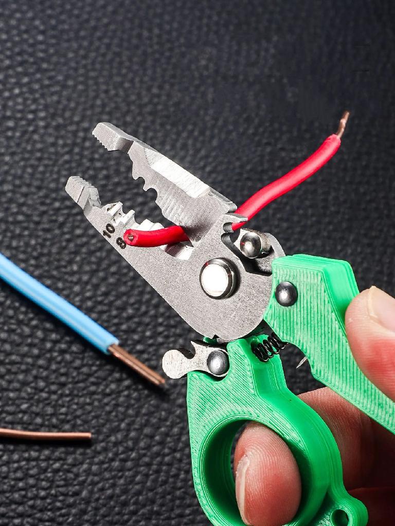 Mini Wire Strippers Pliers Multi-Function Pocket-Sized Splitting Wire Stripper Electrician Tools Cable Cutting Crimping Pliers