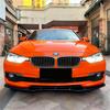 3Pcs Car Front Bumper Lip Spoiler Splitter Diffuser For BMW 3 Series F30 F31 Standard 2013-2019 Bodykits ABS Tuning Gloss Blcak