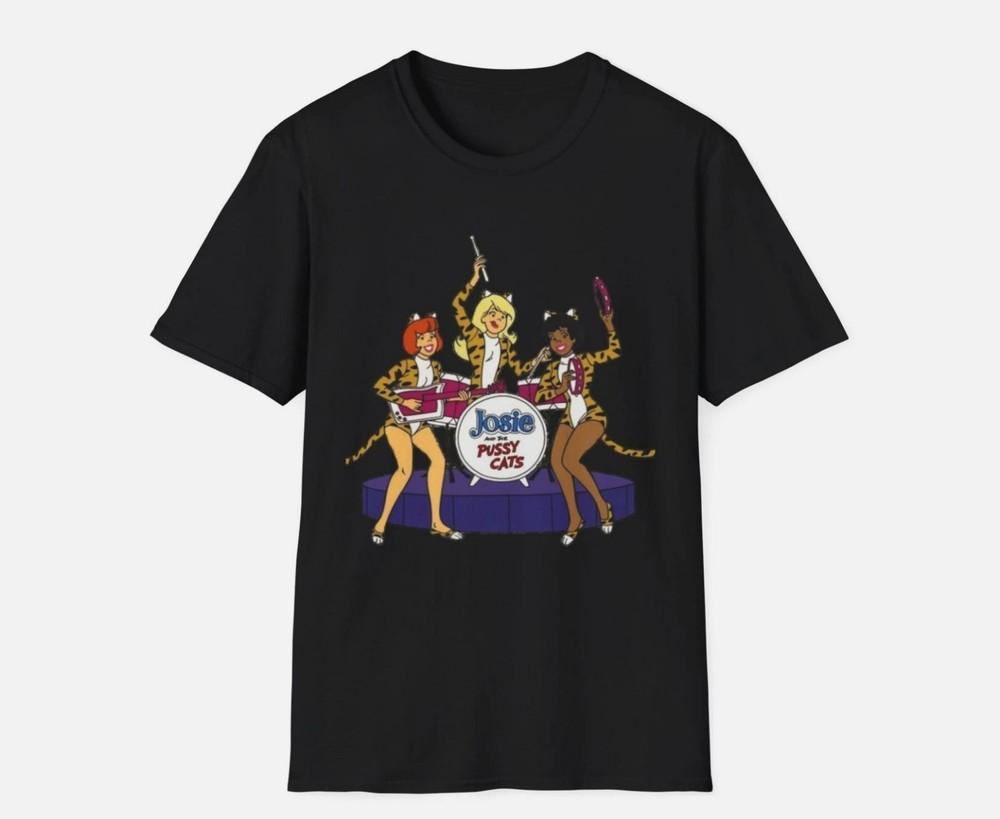 Retro Band T-Shirt, Vintage Cartoon Shirt, Josie and the Pussycats Shirt Unisex T-Shirt XXXL