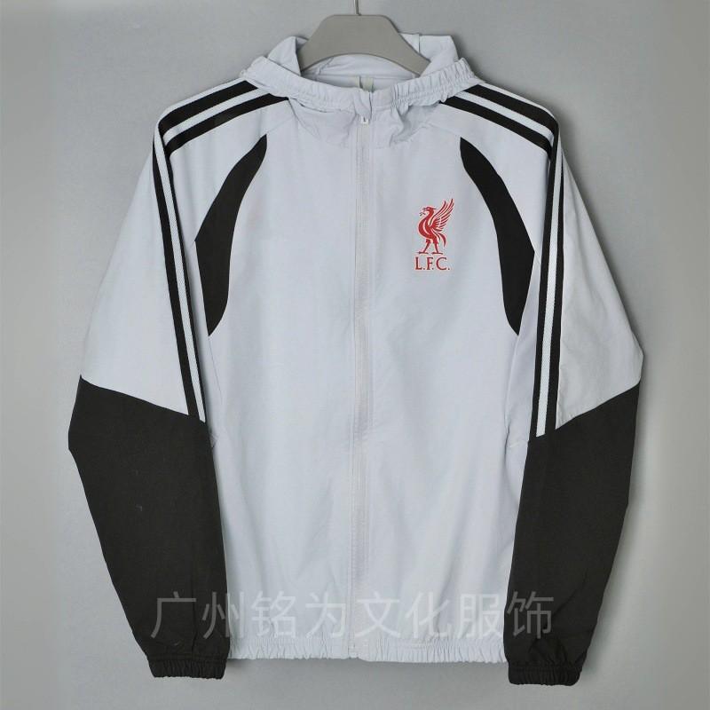 Men Women Hooded Windbreaker Jacket Soccer Training Coat Outdoor Sportswear Lightweight Breathable