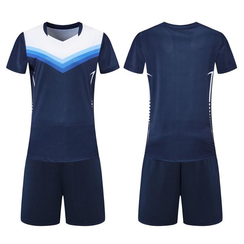 Men Women Volleyball Jersey Set Quick Dry Short Sleeve Training Uniform Match