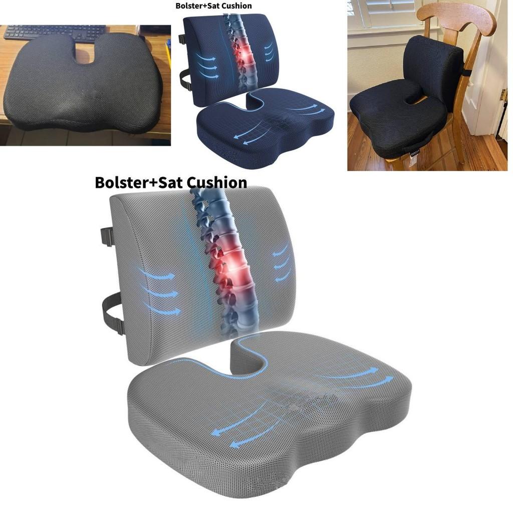 Ergonomic Memory Foam Car Seat Cushion Comfortable And Supportive Backrest For Office Chair
