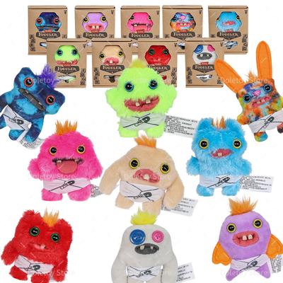 Hot Fuggler Teeth Monster Plush Doll Little Monsters Baby Series Funk Teeth Treasure Ugly Monster Collectible Toys Holiday Gifts