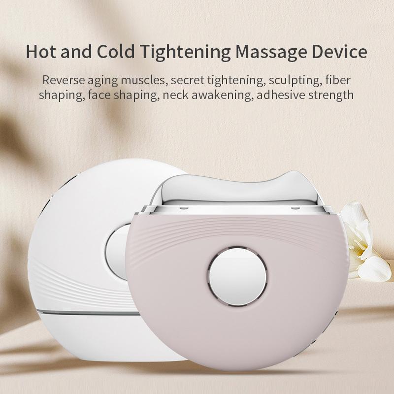 LED Red and Blue Light Scraping Instrument Home Beauty Neck Instrument Hot and Cold Micro-current Beauty Instrument
