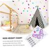 Butterfly Growth Chart Wall Decal, Self-Adhesive Waterproof Height Measurement Sticker for Kids Room, Nursery Wall Decor for Boys and Girls