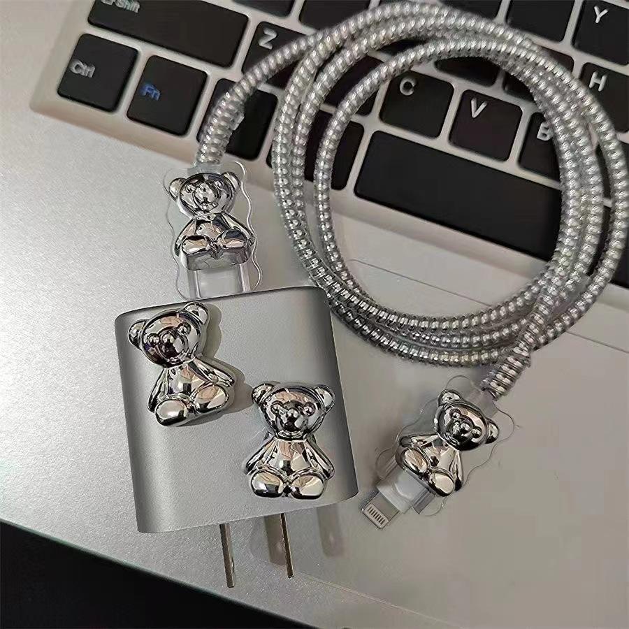 5 Pcs Charger Protective Case Cable Protector For iPhone 18W/20W Fast Charging Cable Data Anti-break Charger Protective Rope