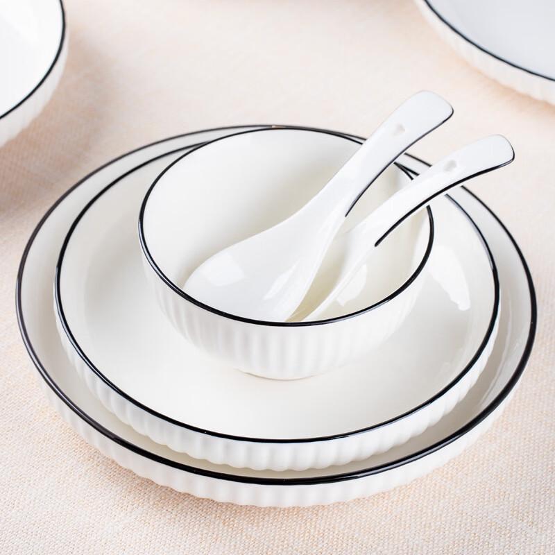 Minimalist Ceramic Dinner Plate Set