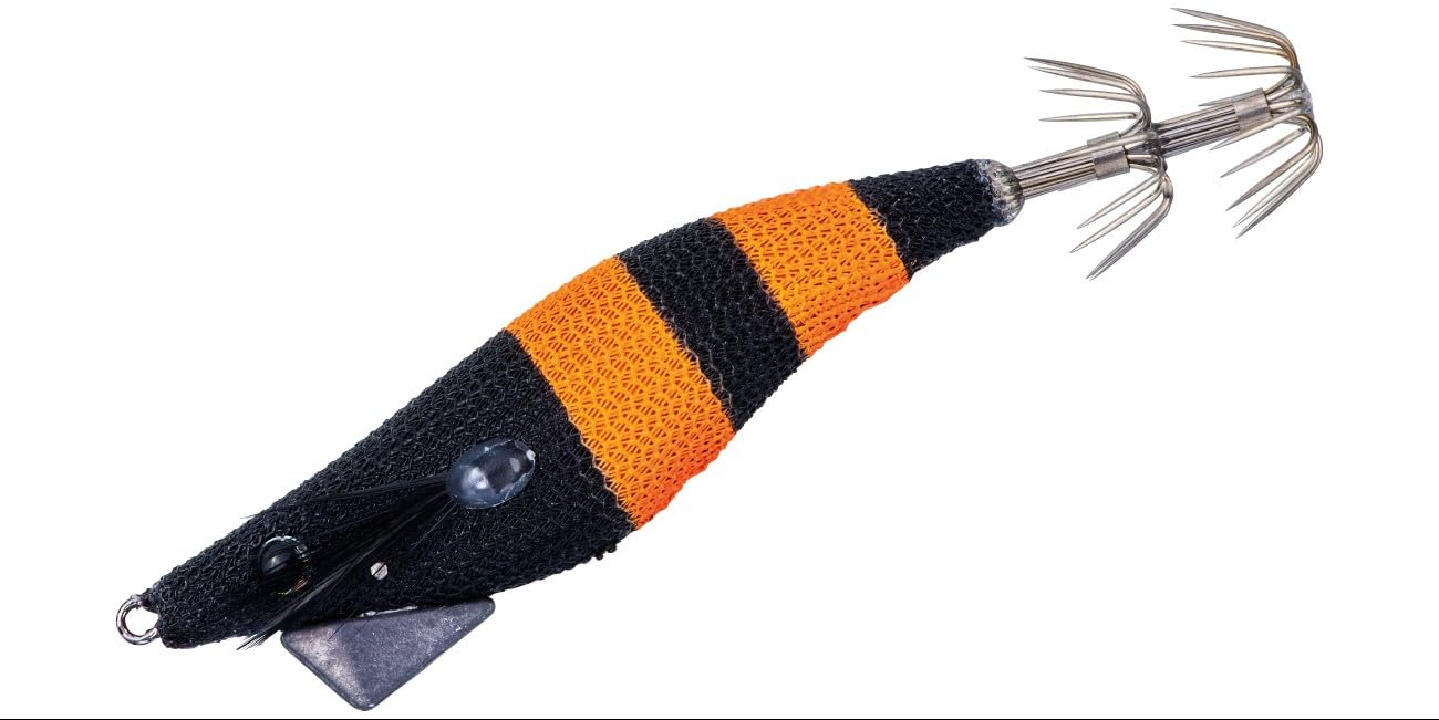 

Gamakatsu Speed Metal Egi Dropper BH Orange Zebra 1.8#24