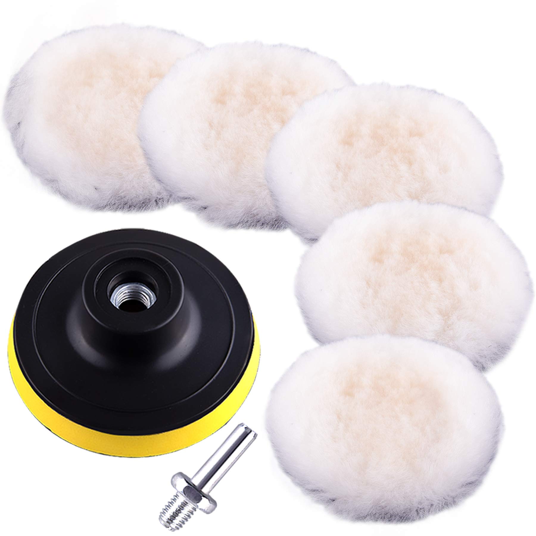 

SIQUK 7 шт. шерстяной полировальный диск, полировальный диск, 6 дюймов, полировальный диск, шерстяной восковой полировальный диск, полировальный диск для автомобиля, полировальный диск для автомобиля