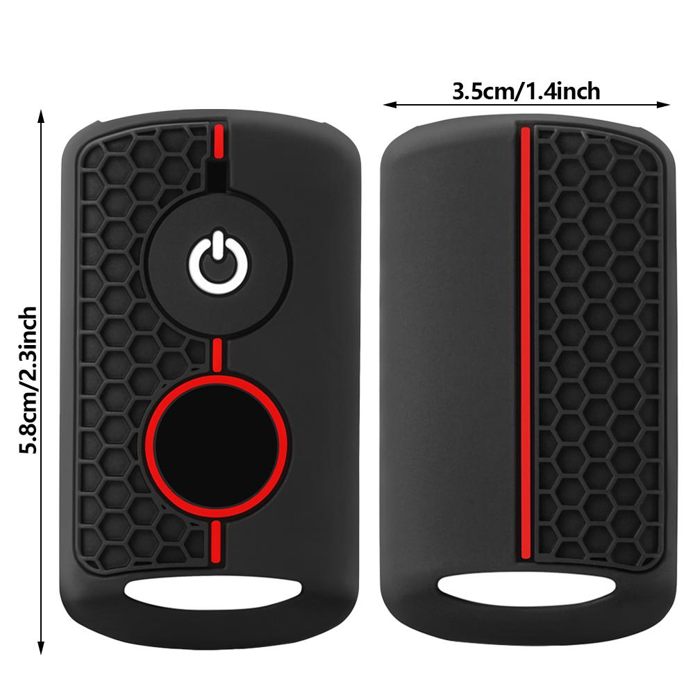 Car Key Case Cover Shell Silicone For Yamaha Nmax 2021/2022 NVX NVX155 XMAX XMAX300 QBIX AEROX JAUNS 2018 2019