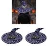 Halloween Witch Hat Costume With Bat And Pumpkin Print For Stage Performance And Party Decor
