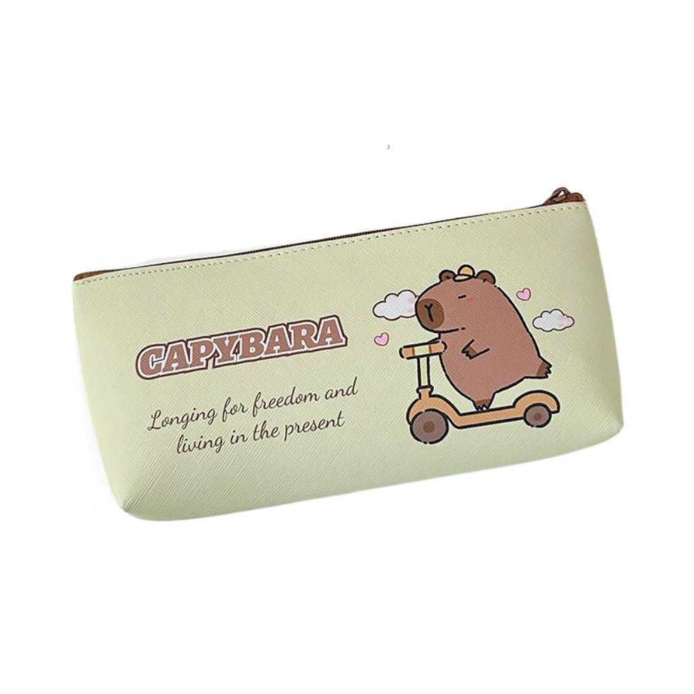Capybara Pen Bag Kawaii Stationery Storage Pouch Portable Pencil Case  Student
