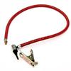 1/2PCS 60cm Bike Motorcycle Inflator Hose Pump Extension Tube with Clip UK Nozzle Adapter for Air Pump
